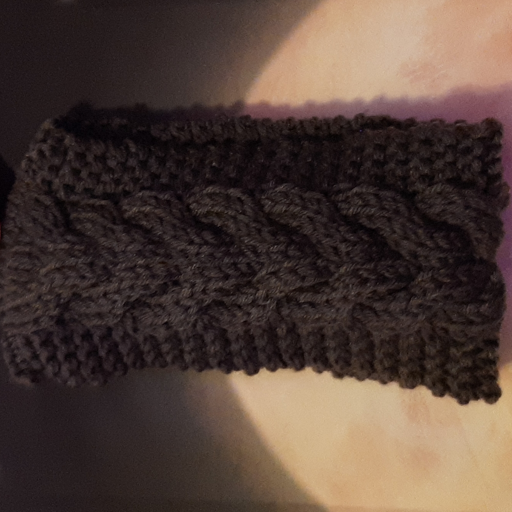 ☃️❄ Charcoal Knitted Headband